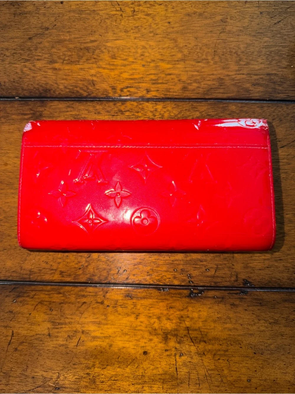 Louis Vuitton Red Patent Wallet